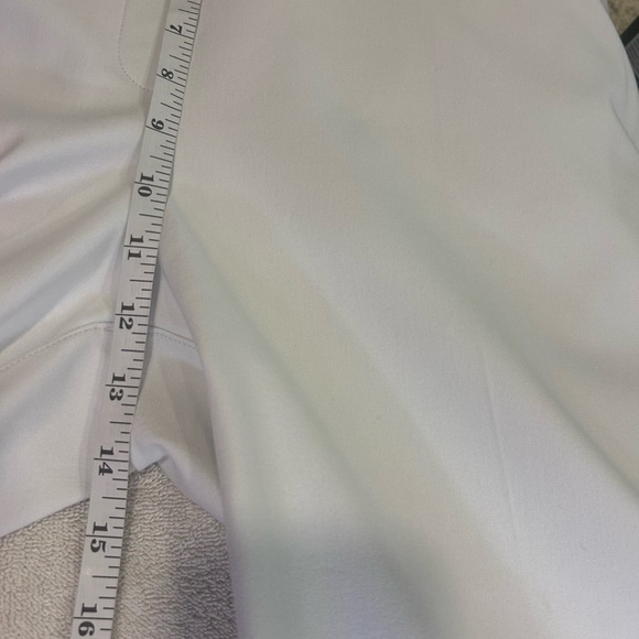 🤍”SPANX” NWT Women's 1X Petite Crisp White Flat Front Capris w/ Back Pockets - Picture 8 of 14